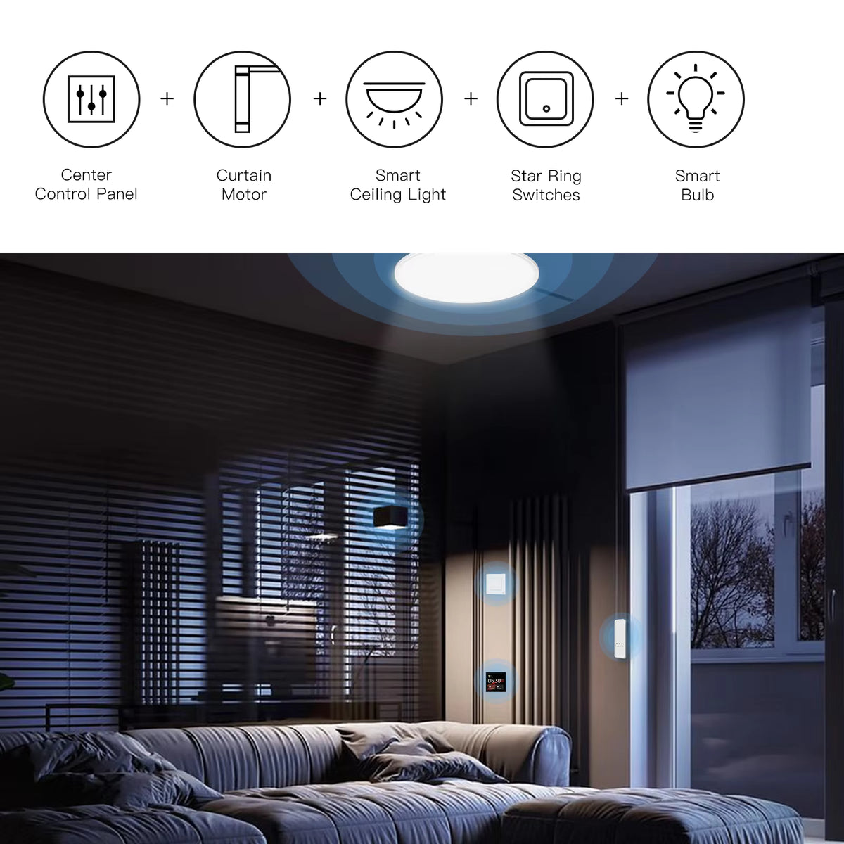 Solid Motif Electric Roller Blind Motor